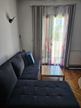 Barbat, Dnevna soba v nastanitvi vrste apartment, dostopna klima in WiFi.