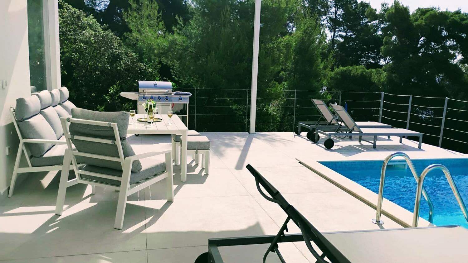 Maison pour la famille près de la mer et avec la piscine Brna - Vinacac, Korcula - 24999