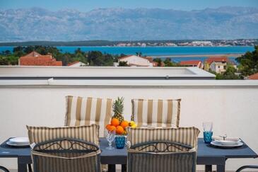 Apartment with terrace and balcony Nin, North Dalmatia