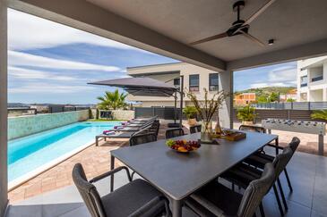 House with terrace Vodice, North Dalmatia