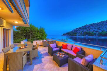 Kuća za obitelj s bazenom uz more Ražanj, Rogoznica - 25548