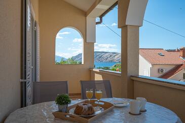 Tweekamerappartement Lopar, Rab (A-25689-b)