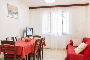 Podgora, Camera de zi în unitate de cazare tip apartment, WiFi.