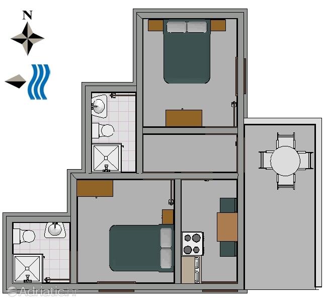 A-262-a - Private accommodation - Apartments by the sea Lovište, Pelješac