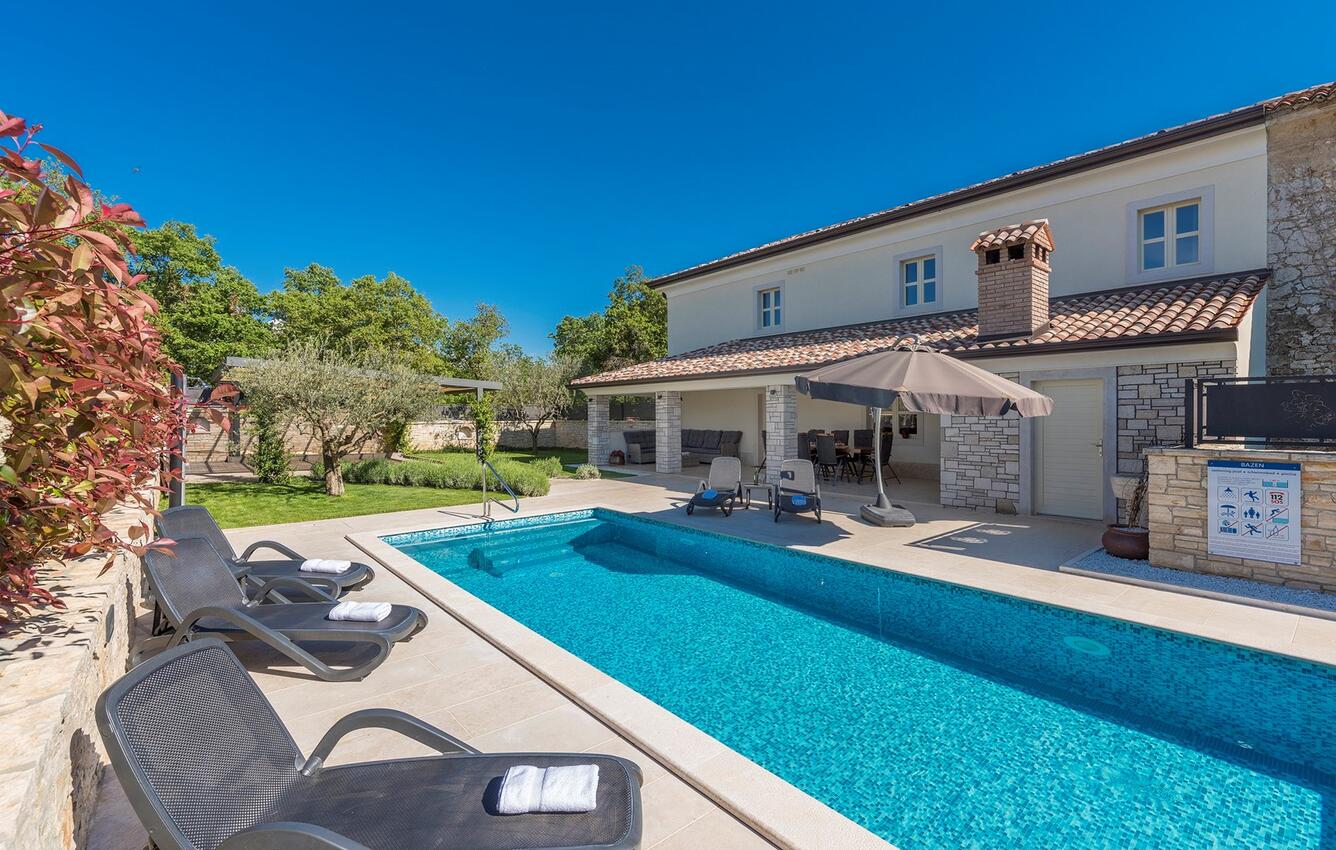 Nyaralóház medencével Nova Vas, Porec - 26295