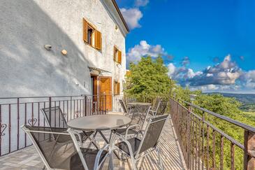Dvoupokojový apartmán Kukurini, Vnitrozemí Istrie - Središnja Istra (A-26596-b)