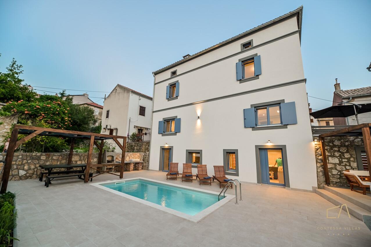 Luxusvilla mit Pool Omisalj, Krk - 27766