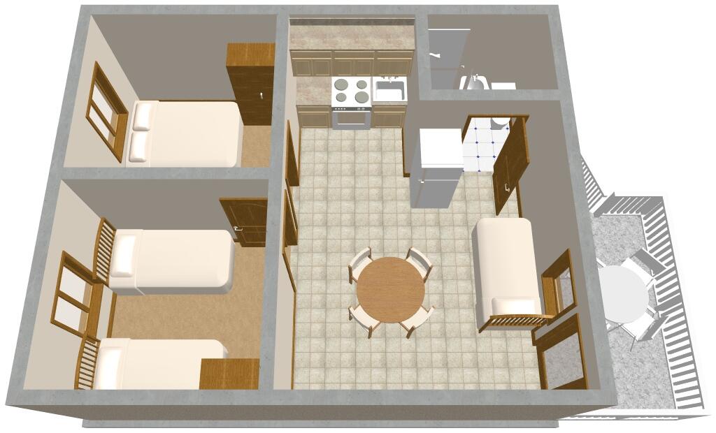 Apartments with terrace Vir, North Dalmatia