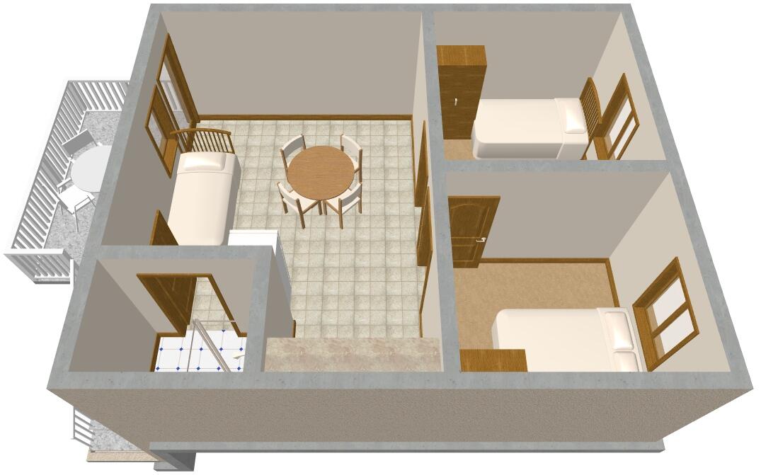 Apartments with terrace Vir, North Dalmatia