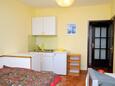 Jadranovo, Kuchyně v ubytování typu studio-apartment, WiFi.