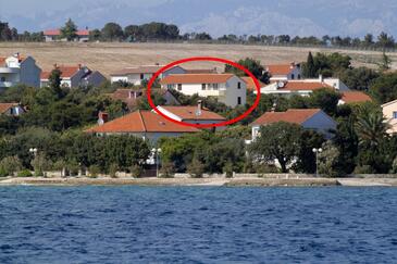 Lägenheter med terrass Petrčane, Norra Dalmatien