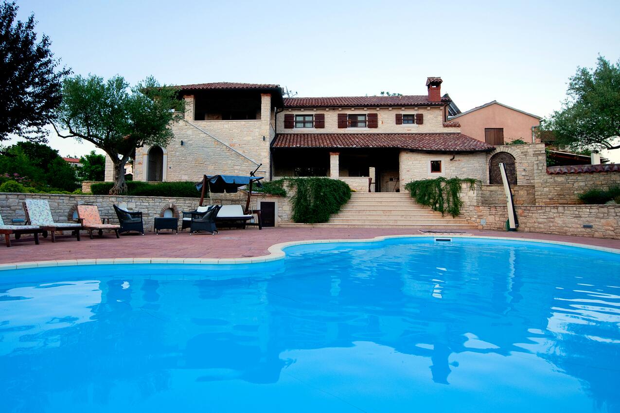 Luxusná vila s bazénom Prhati (Vnútrozemie Istrie - Središnja Istra) - 3326