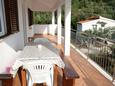 Skozanje, Terrasse dans l’hébergement en type apartment, avec la vue sur la mer et WiFi.