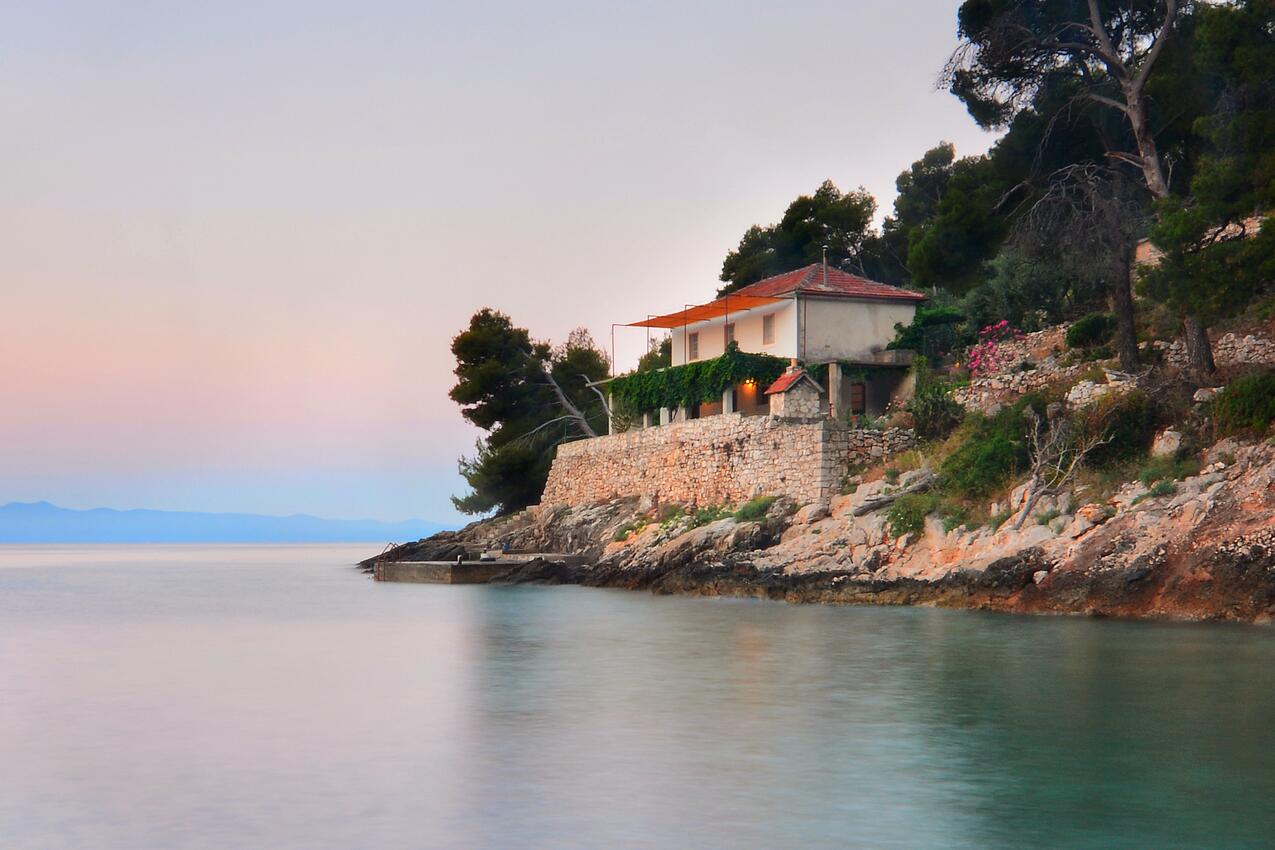 Casa dei pescatori accanto al mare Baia Vela Lucica - Lučica, Lesina - Hvar - 4034