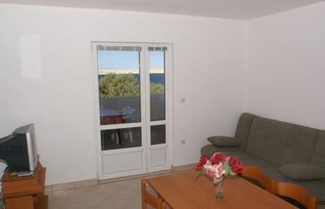 Living room Kustići, Living room in the apartment, (pet friendly) and WiFi.