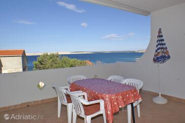 Apartmanok a tenger mellett Kustici, Pag - 4087