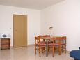 Kustići, Salle à manger dans l’hébergement en type apartment, animaux acceptés et WiFi.