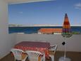 Kustići, Terras in the apartment, with a sea view, (pet friendly) en WiFi.