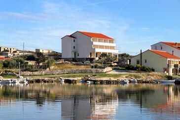 Kustići, Pag, Propiedad 4087 - Apartamentos near sea with pebble beach.