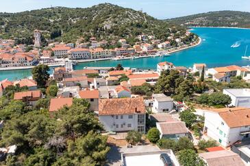 Apartmány s venkovními prostory Tisno, Severní Dalmácie