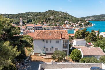 Apartmány s venkovními prostory Tisno, Severní Dalmácie