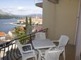 Korčula, Balcón en alojamiento de tipo apartment, se admiten mascotas y WiFi.