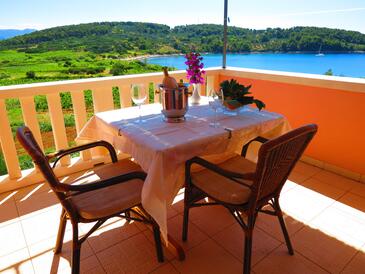 Egyszobás apartman Lumbarda, Korcula (A-4353-b(