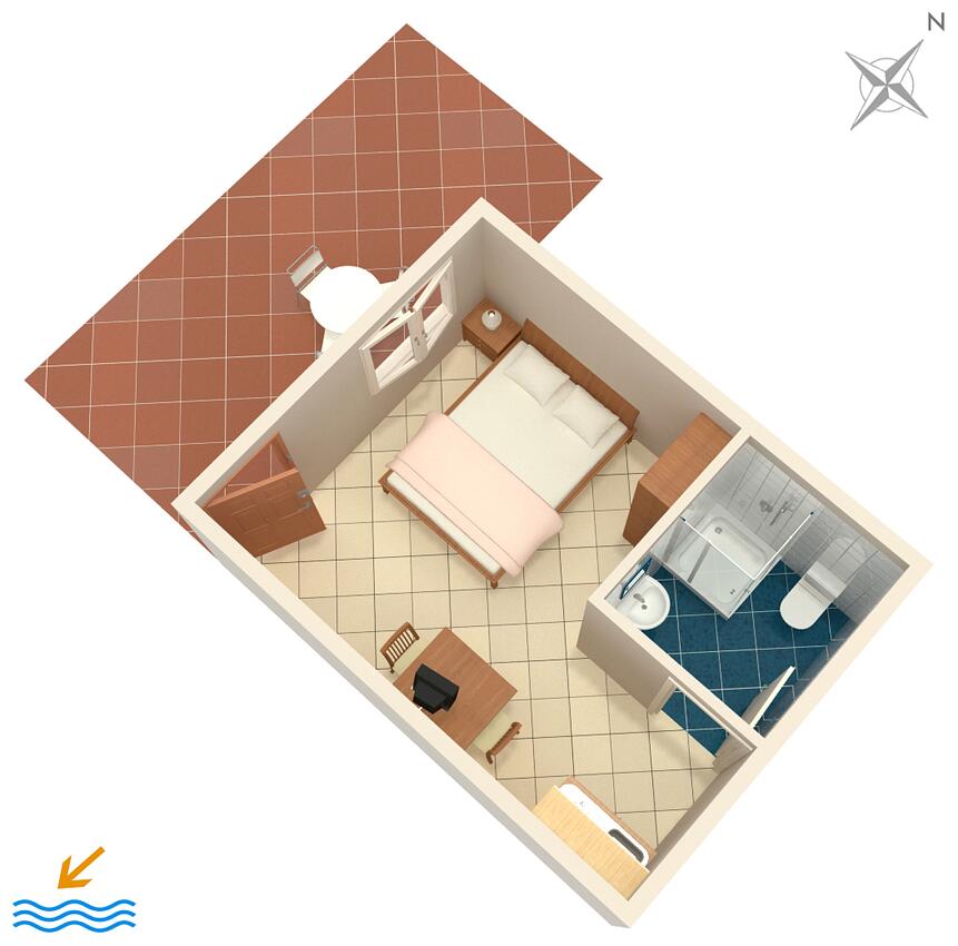 Apartamento-estúdio - Unit