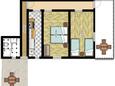 Zaraće (Gdinj), Plan dans l’hébergement en type apartment, WiFi.