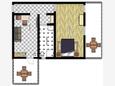Zaraće (Gdinj), Plan kwatery w zakwaterowaniu typu apartment, WiFi.