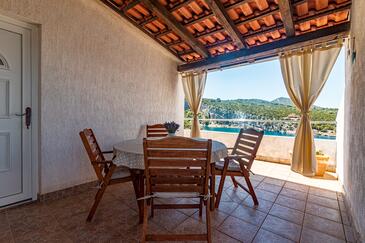 Dvoupokojový apartmán Zátoka Pokrivenik, Hvar (A-4604-b(