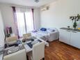 Mastrinka, Living room in the apartment, air condition available and WiFi.