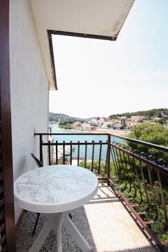 Apartmán s terasou Tisno, Severní Dalmácie