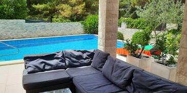 Apartmanok a tenger mellett medencével Okrug Donji, Ciovo - 5244