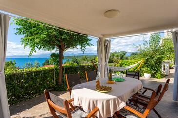 Apartments with terrace Njivice, Kvarner