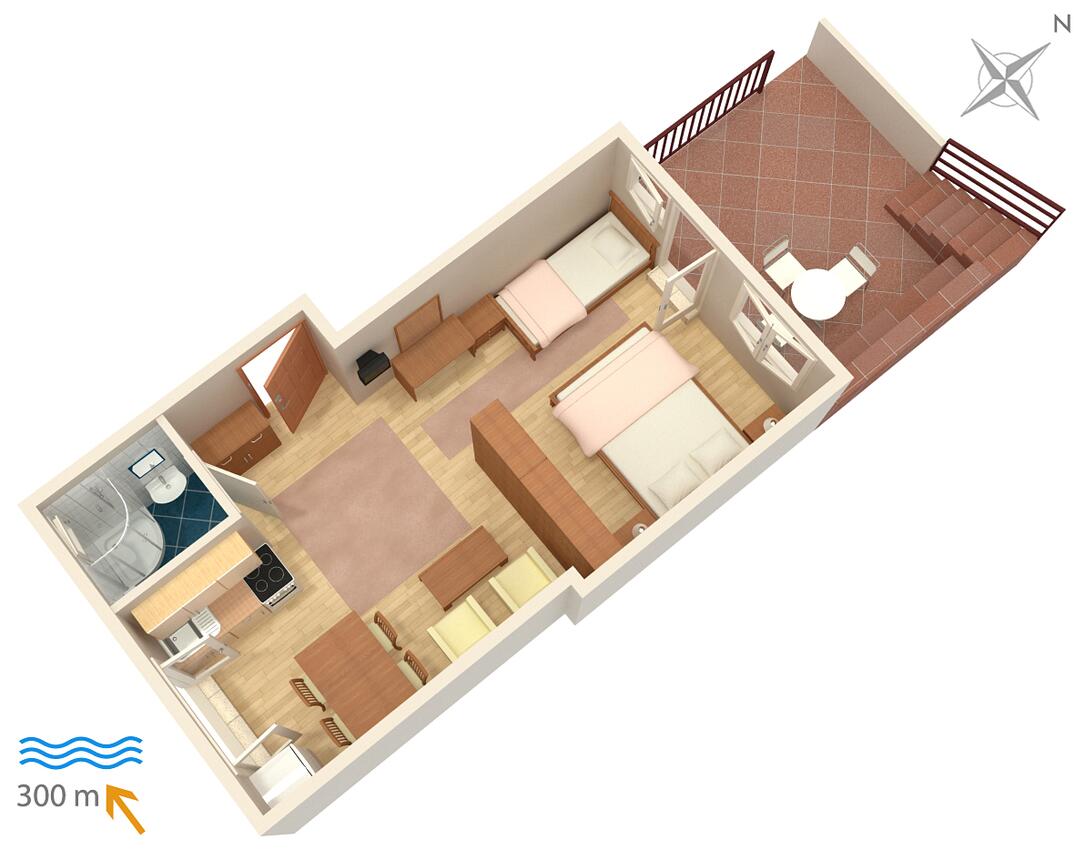 Studio-Apartment - AS-5312-a