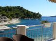 Gršćica, Terras - uitzicht in accommodatietype apartment, WiFi.