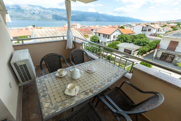 Однокомнатные апартаменты Ражанац - Ražanac, Задар - Zadar (A-5885-a(