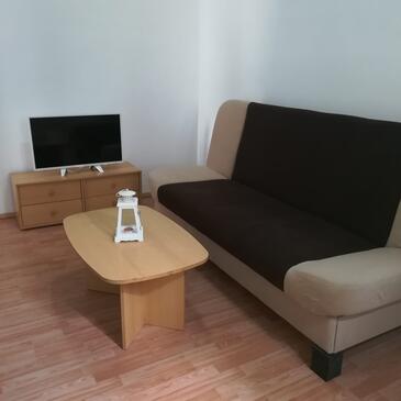 Seget Vranjica, Living room in the apartment, WiFi.