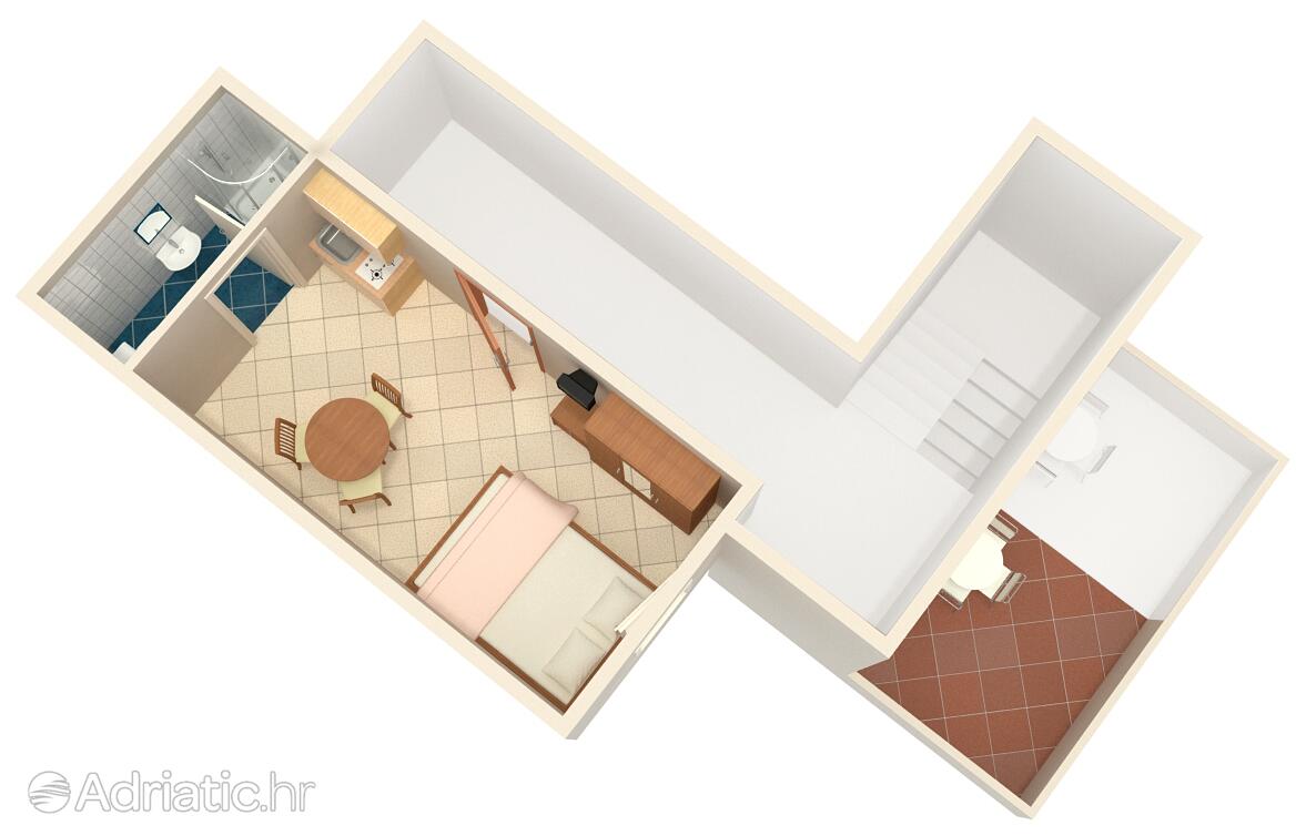 AS-6178-c - Private accommodation - Apartments with a parking space Vodice