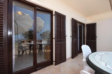 Tweekamerappartement Baai Mulobedanj, Pag (A-6275-a)