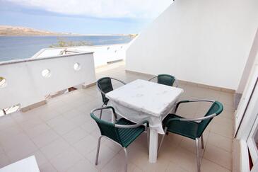 Jednopokojový apartmán Metajna, Pag (A-6289-b(