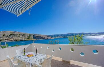 Tweekamerappartement Metajna, Pag (A-6289-c(