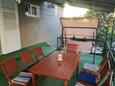 Viganj, Terrasse dans l’hébergement en type apartment, avec la vue sur la mer et WiFi.