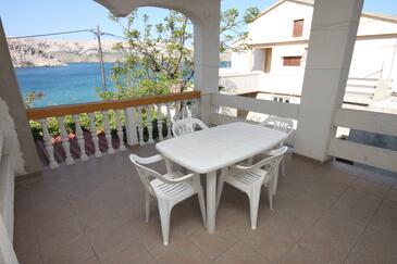 Dvoupokojový apartmán Metajna, Pag (A-6352-d(