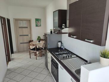 Metajna, Keuken in accommodatietype apartment, WiFi.