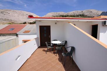 One bedroom apartment Metajna, Pag (A-6421-d(