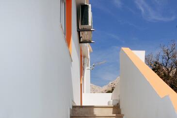 One bedroom apartment Metajna, Pag (A-6421-e(