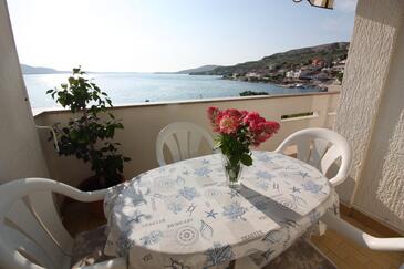 Apartmani uz more Metajna, Pag - 6486