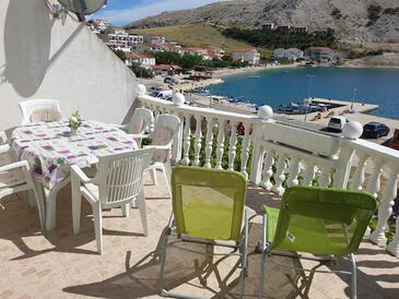Trosoben apartma Metajna, Pag (A-6498-a(